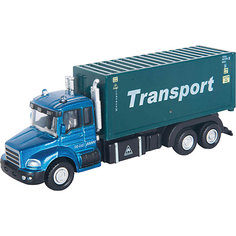 Машинка "Transport Truck" контейнеровоз 1:48, Autotime