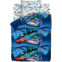 Комплект постельного белья 1.5 бязь Hot Wheels (70х70) Найт Сити Непоседа