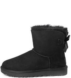 Черные полусапоги из натуральной замши UGG Australia