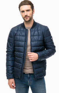 Синяя куртка из фактурной ткани Hilfiger Denim