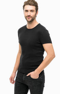 Черная футболка из хлопка Mavi