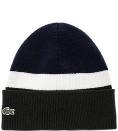 Шерстяная шапка с отворотом Lacoste