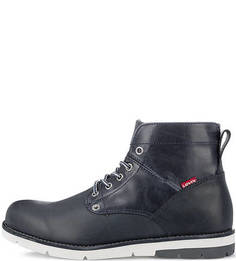 Синие кожаные ботинки на шнуровке Levis®