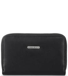 Кожаный кошелек на молнии Sergio Belotti