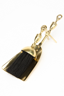 Каминный набор: совок, метелка Stilars