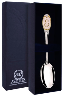 Ложка чайная "Буква Е" Аргента