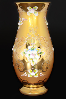 Ваза "Лепка золотая" Bohemia