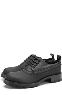 Кожаные дерби с круглым мысом Marni