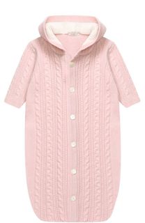 Конверт из кашемира фактурной вязки Baby T