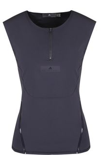 Приталенный спортивный топ без рукавов Adidas by Stella McCartney