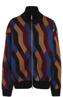 Кардиган на молнии с металлизированной нитью Dries Van Noten