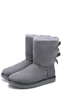 Замшевые сапоги с бантами UGG Australia