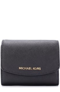 Кожаный кошелек с клапаном и логотипом бренда MICHAEL Michael Kors