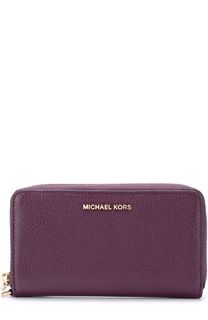 Кожаное портмоне с отделением для смартфона MICHAEL Michael Kors