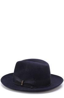 Фетровая шляпа с лентой Borsalino