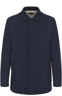Утепленная куртка на молнии с отложным воротником Loro Piana