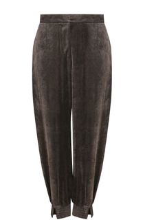 Укороченные бархатные брюки с карманами Stella McCartney