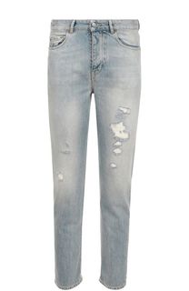 Джинсы прямого кроя с потертостями Golden Goose Deluxe Brand