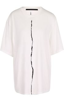 Хлопковая футболка с круглым вырезом Haider Ackermann