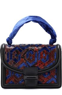 Сумка из кожи и текстиля Dries Van Noten