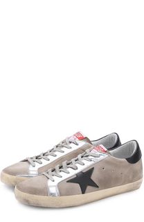 Замшевые кеды SuperStar с аппликацией Golden Goose Deluxe Brand