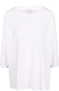 Хлопковый топ с контрастной спинкой Dries Van Noten