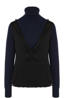 Кашемировый свитер с шелковой отделкой Dries Van Noten
