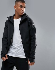 Худи черного цвета adidas Athletics ZNE 2 - Черный