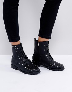 Ботинки с заклепками Boohoo - Черный
