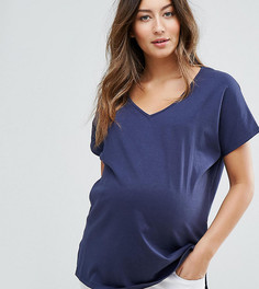 Свободная футболка New Look Maternity - Синий