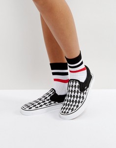 Кроссовки-слипоны с принтом Vans X Karl Lagerfeld - Черный