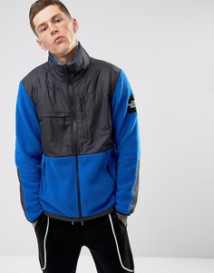 Сине-черная флисовая куртка The North Face Denali - Синий
