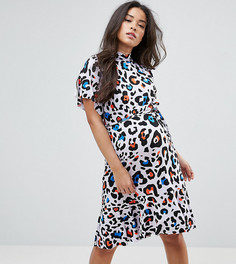 Платье со звериным принтом ASOS Maternity - Мульти