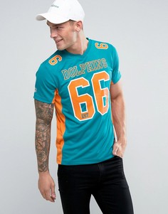 Сетчатая футболка Majestic NFL Miami Dolphins - Зеленый