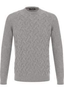Кашемировый свитер фактурной вязки Loro Piana