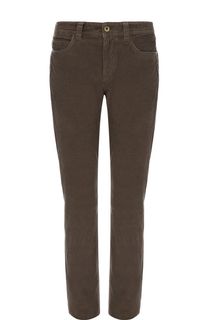 Брюки из вельвета прямого кроя Loro Piana