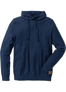 Пуловер Regular Fit (темно-синий меланж) Bonprix