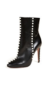 Aquazzura Follie Pearls 105 Booties