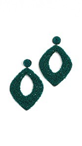 Deepa Gurnani Erte by Deepa Gurnani Kate Earrings
