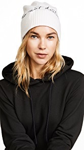 Eugenia Kim Poe Do Not Disturb Cashmere Beanie