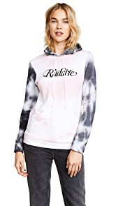 Rodarte Two Tone Crystal Dye Hoodie