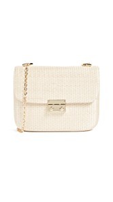 Serpui Marie Lola Wicker Cross Body Bag