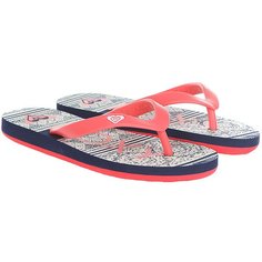 Шлепанцы детские Roxy Rg Tahiti V Red/White/Blue