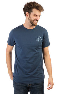 Футболка Quiksilver Garmdyededflat Dark Denim