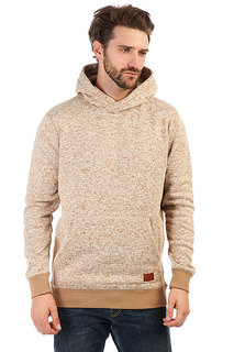 Толстовка кенгуру Quiksilver Kellerhood Oatmeal Heahter