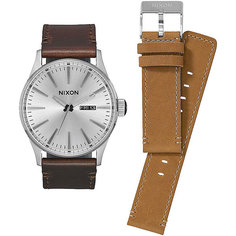 Кварцевые часы Nixon Sentry Pack White/Brown/Tan