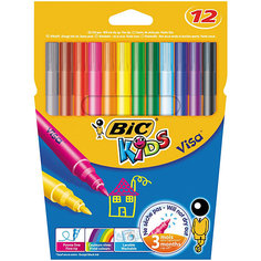 BIC Цветные фломастеры  Виза 880 12 цветов