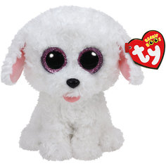 Мягкая игрушка "Щенок (белый) Pippie , 15 см", Beanie Boos, Ty