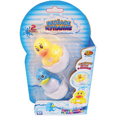 Игрушки для ванной - Уточка и цыпленок (поплавок), "Веселое купание", ABtoys