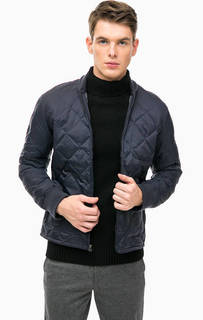 Синий стеганый пуховик Dockers